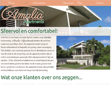 Tablet Screenshot of amalia-apartments.com